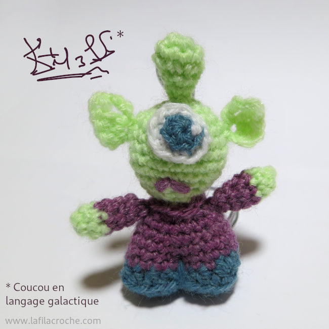 Alien amigurumi