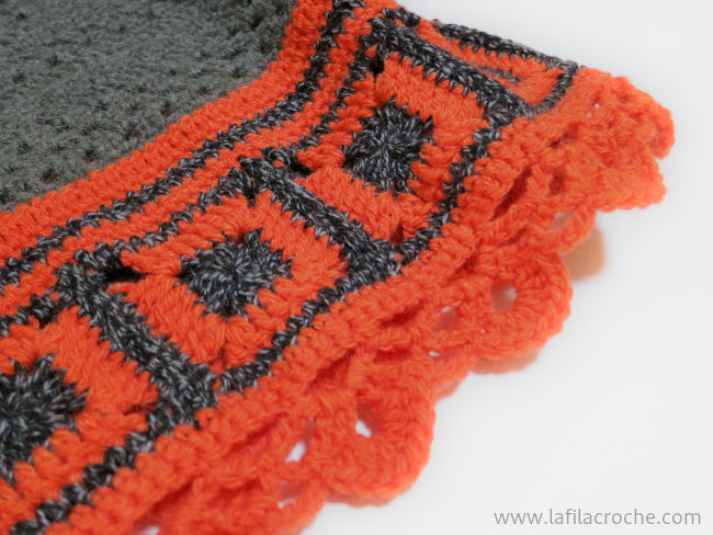 Bordures pull au crochet