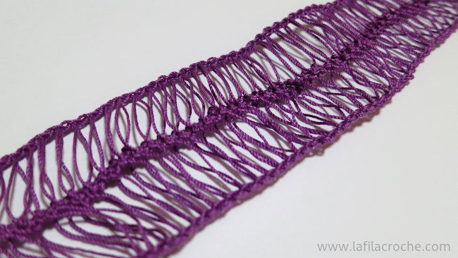 Essai de crochet à la fourche