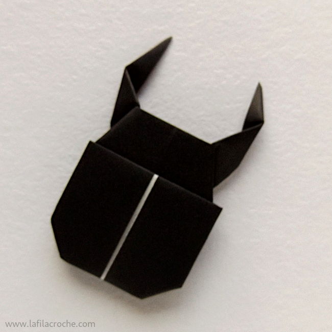 Insecte lucane en origami