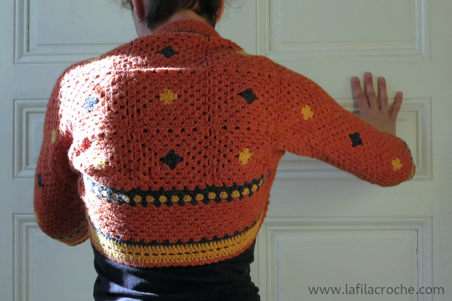 Boléro au crochet