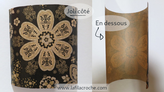 Tuto enveloppe origami étape 1