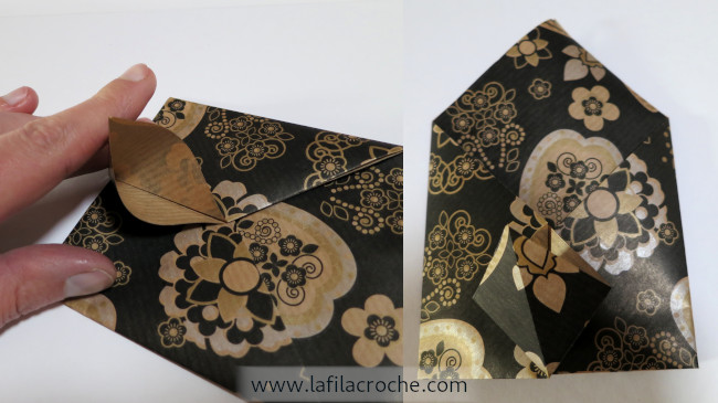 Tuto enveloppe origami étape 4