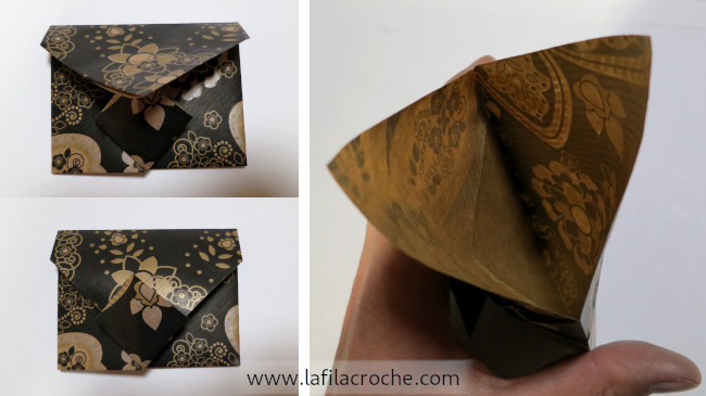Tuto enveloppe origami étape 5