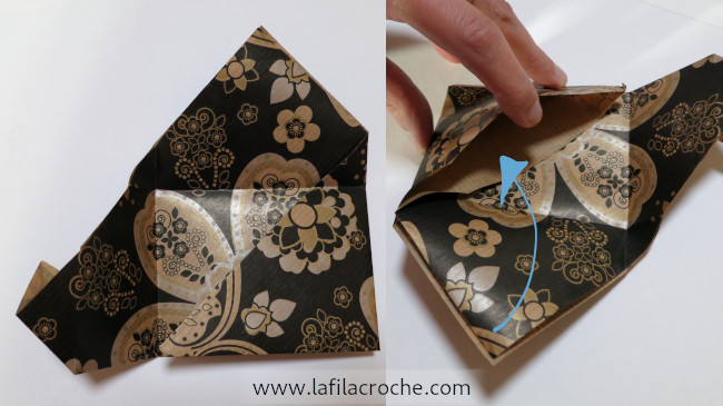 Tuto enveloppe origami étape 6