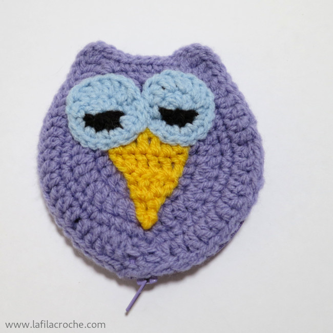 Porte monnaie hibou au crochet