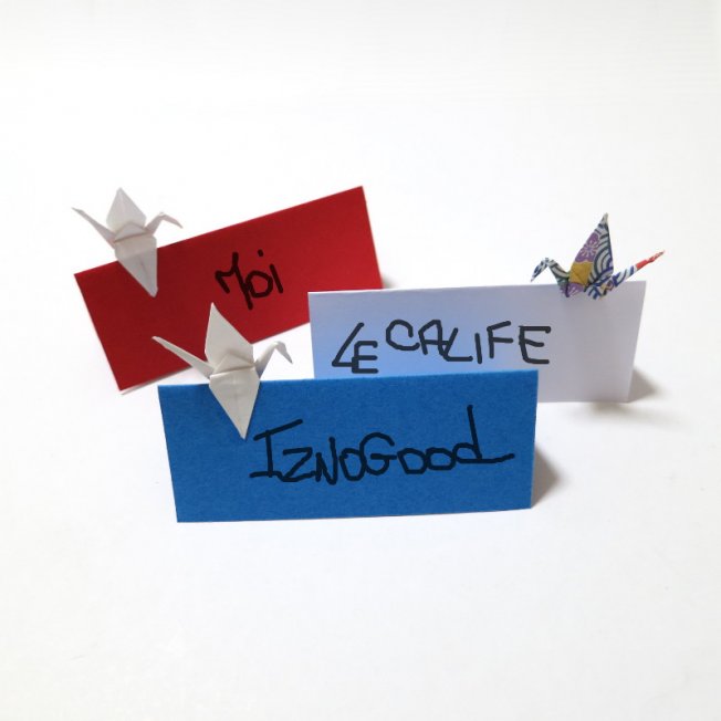 Marque-places mini grues