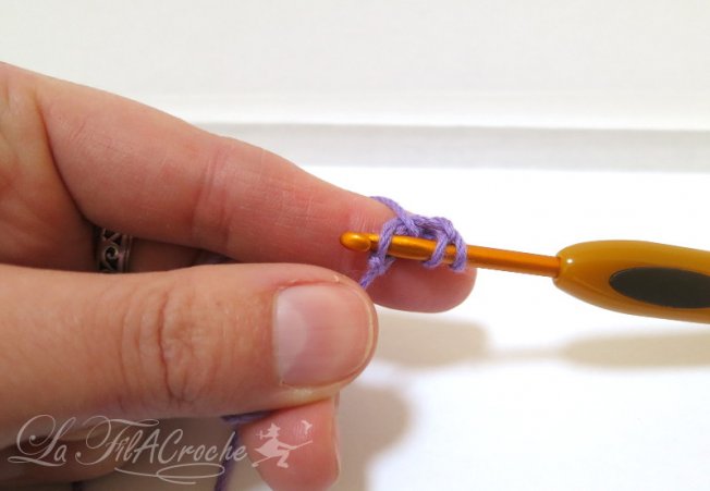 Tuto brides de fondation au crochet étape 3