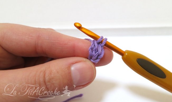 Tuto brides de fondation au crochet étape 6