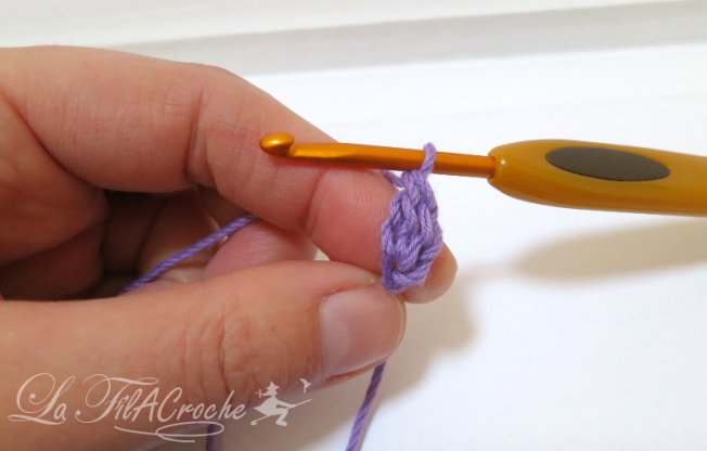 Tuto brides de fondation au crochet étape 7