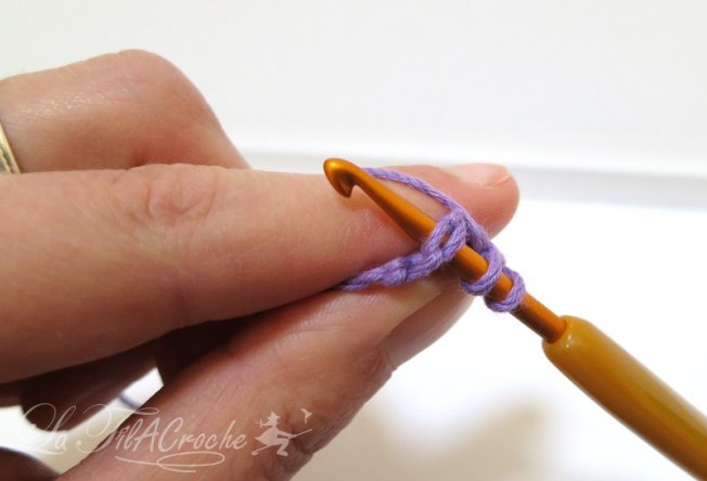 Tuto brides de fondation au crochet étape 8