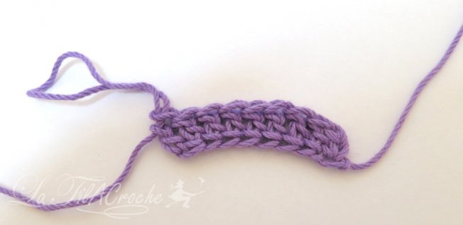 Tuto brides de fondation au crochet étape 9