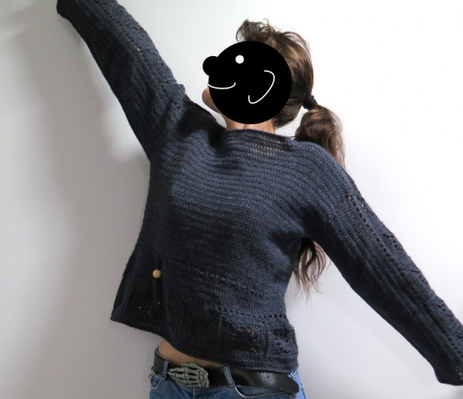 Pull au crochet