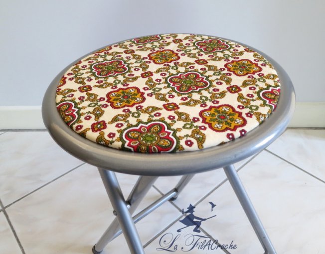 Assise de tabouret rénovée