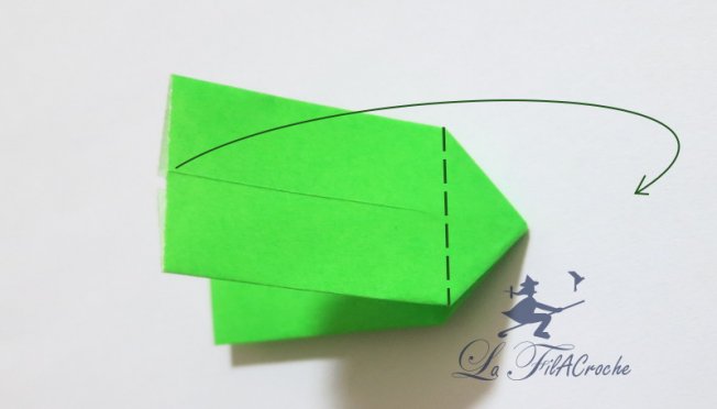 Tuto nœud origami étape 5