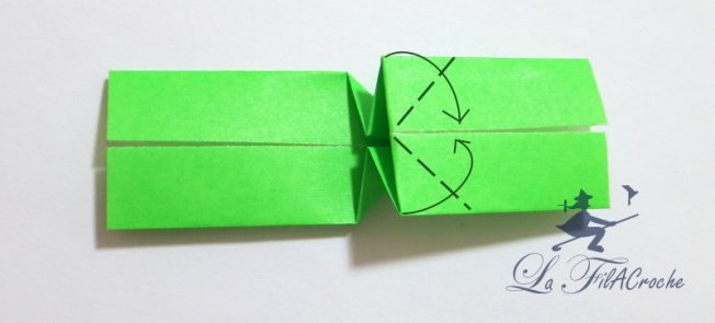 Tuto nœud origami étape 6