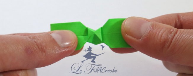 Tuto nœud origami étape 9