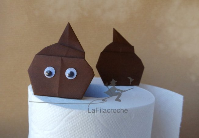 Crottes en origami