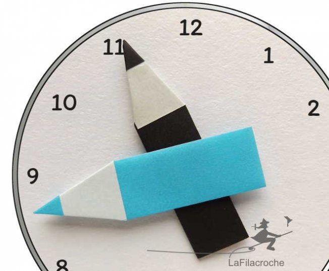 Crayons en origami