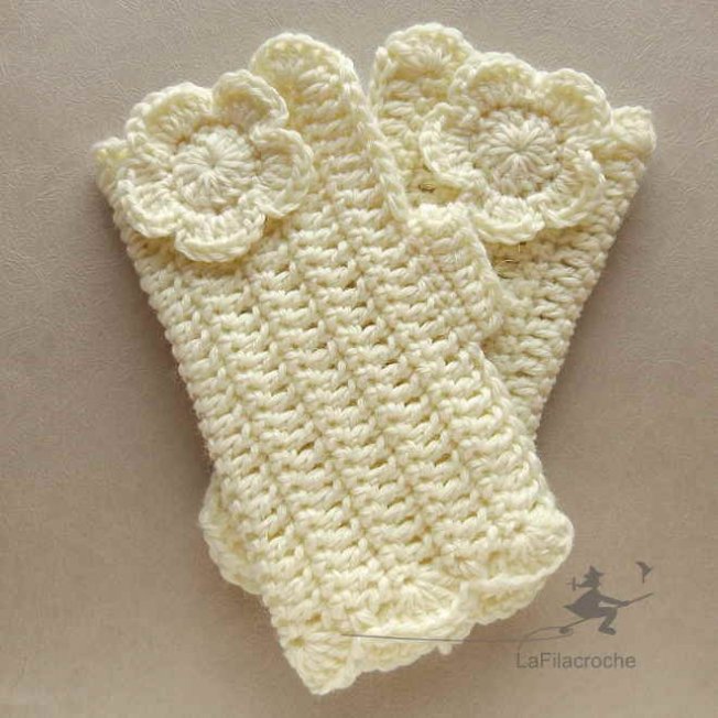 Mitaines au crochet