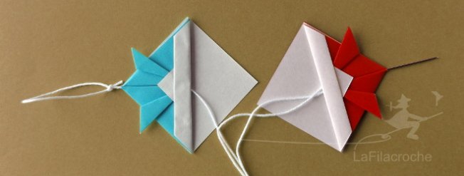Tuto guirlande kabuto origami étape 4