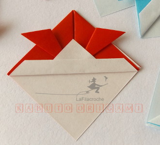 Kabuto origami traditionnel