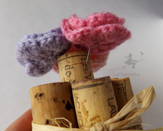 Tuto mini bouquet déco de table étape 7