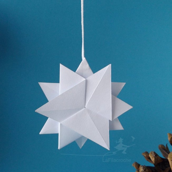 Suspension flocon en papier