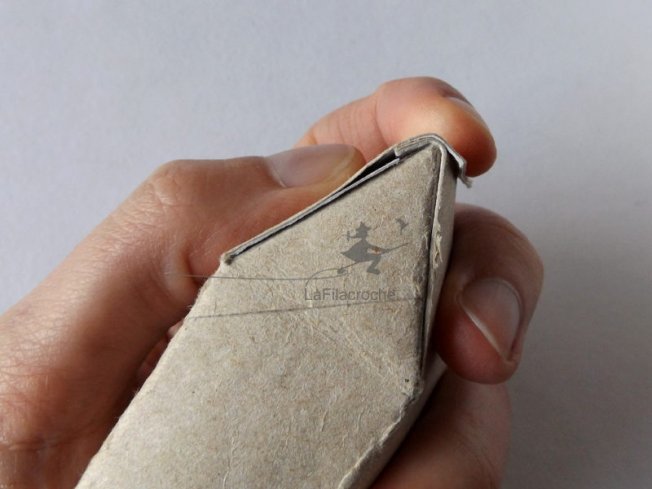 Tuto maison en rouleau de carton étape 10