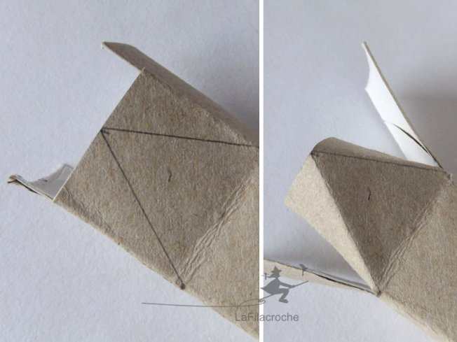 Tuto maison en rouleau de carton étape 8