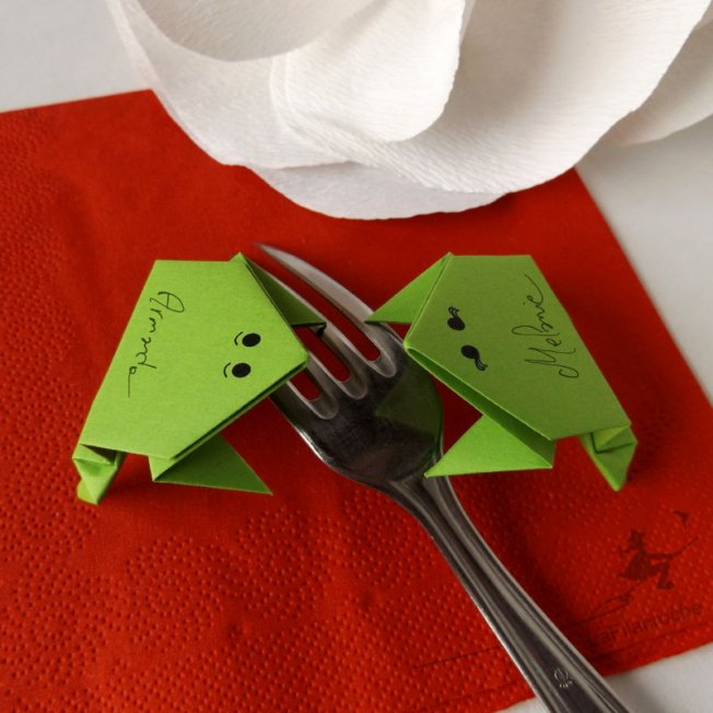 Grenouilles marque-places