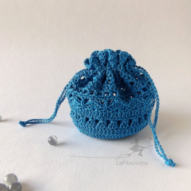 Bourse ronde au crochet