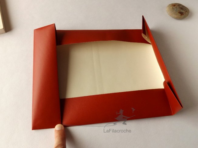 Tuto pliage couverture de livre étape 6