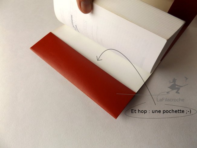 Tuto pliage couverture de livre étape 8