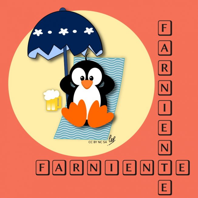 Dessin Tux farniente