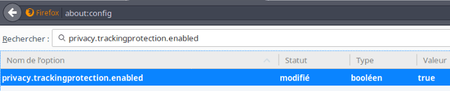Capture about-privacy Firefox