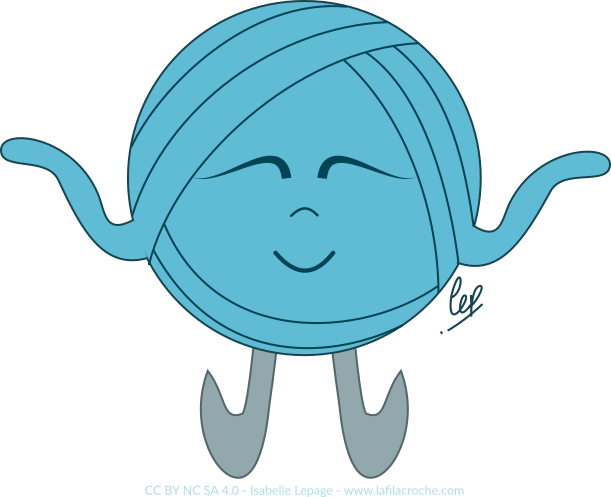 Dessin mini dame pelote