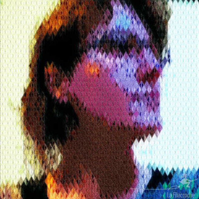 Ma tête avec le filtre reptile de G’MIC