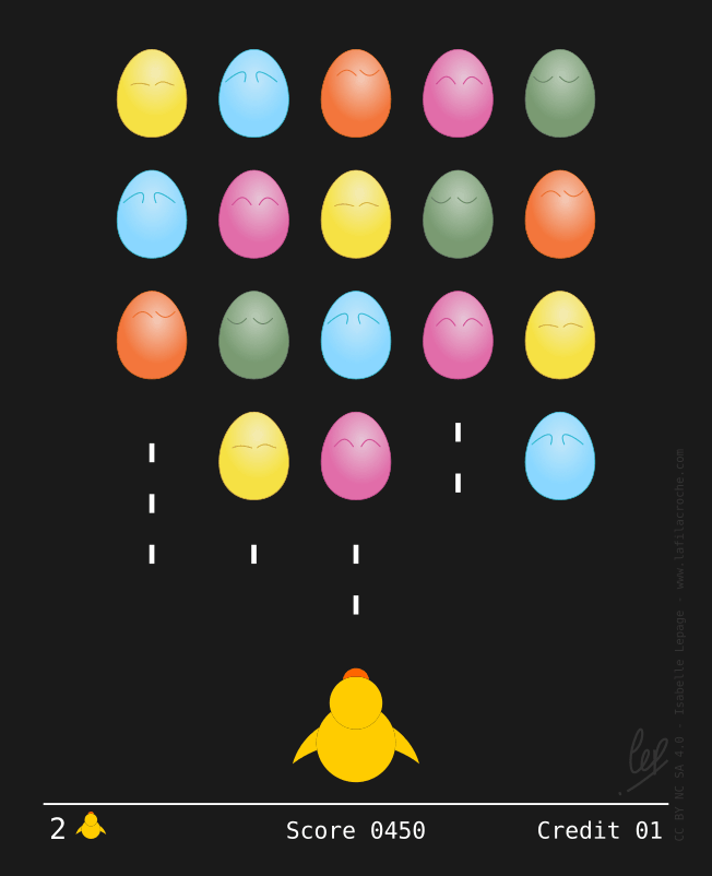 Dessin Easter invaders