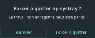 Capture écran arrêter un processus