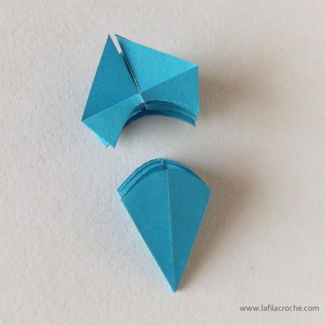 Tuto fleur en papier découpé étape 13