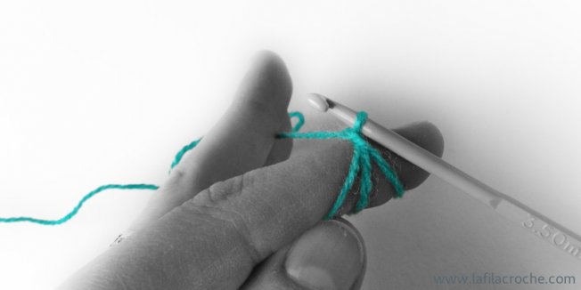 Tuto anneau magique au crochet étape 3 bis