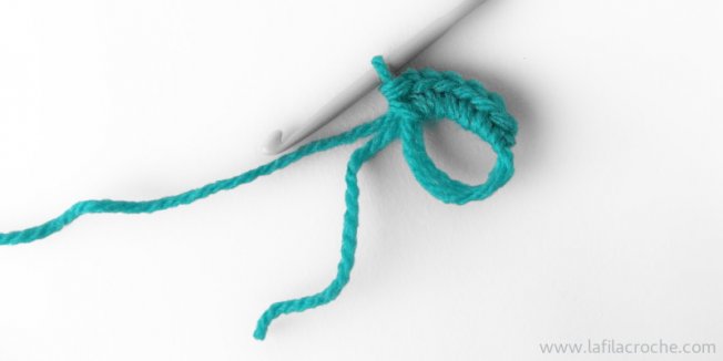 Tuto anneau magique au crochet étape 6
