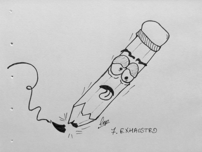 31 divisé par 6 = 5 et reste 1… plouf plouf ce sera celle-ci Dessin Inktober jour 7
