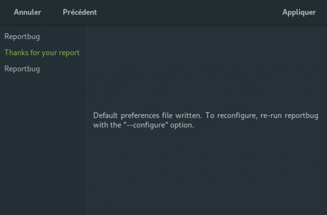 Capture reportbug debian 10