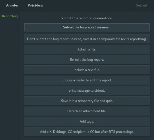 Capture reportbug debian 17