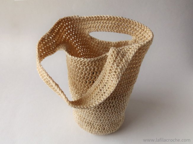 Sac au crochet en brides