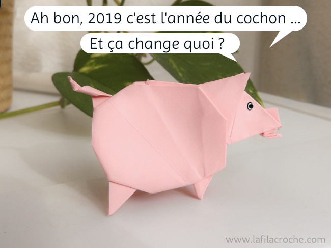 Nouvel an chinois année du cochon 2019