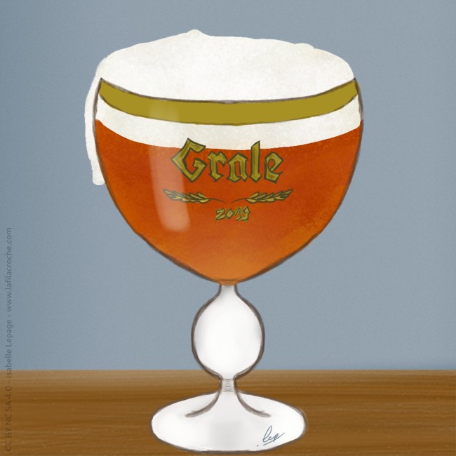 Illustration galopin de bière