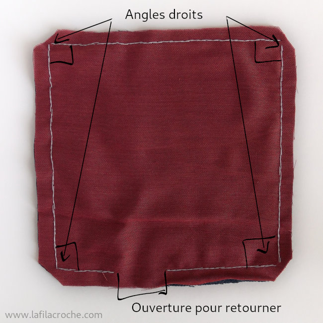 Couture du carré
